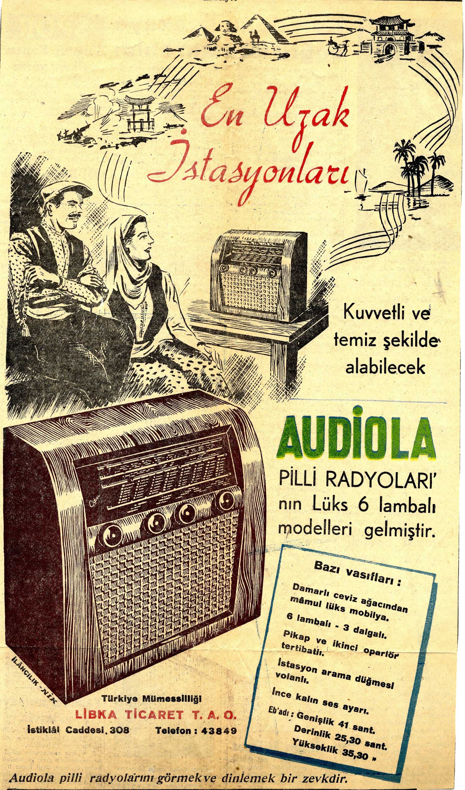 Turkish audiola ad