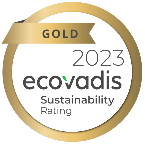 EcoVadis 2023 Gold logo